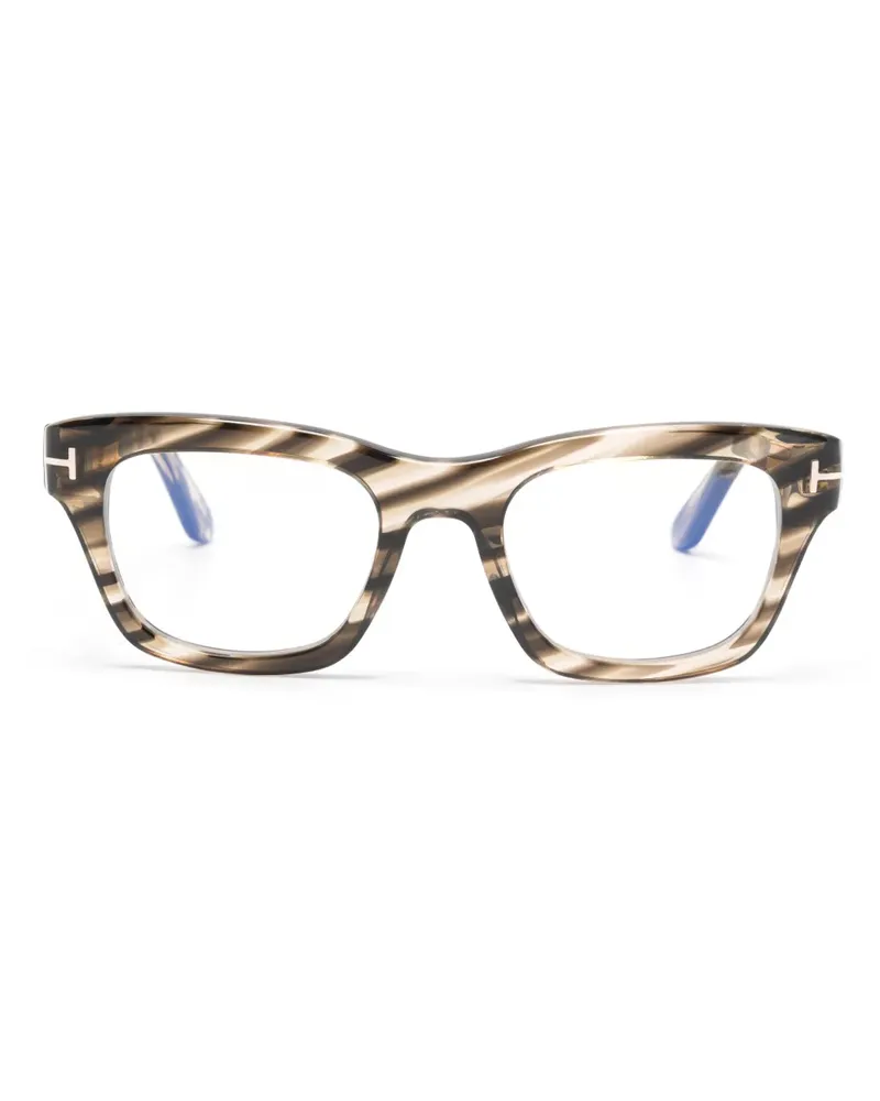 Tom Ford Klassische Cat-Eye-Brille - Schwarz Schwarz