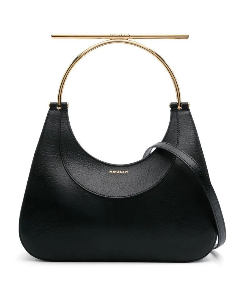 Alexander McQueen Mini Cross-Bar Tote Bag - Schwarz Schwarz