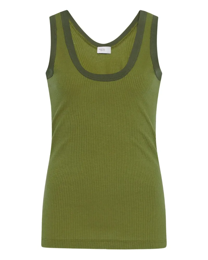Rosetta Getty Geripptes Tanktop - Grün Grün