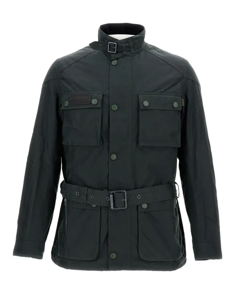Barbour Blackwell Jacke mit Gürtel - Grün Grün