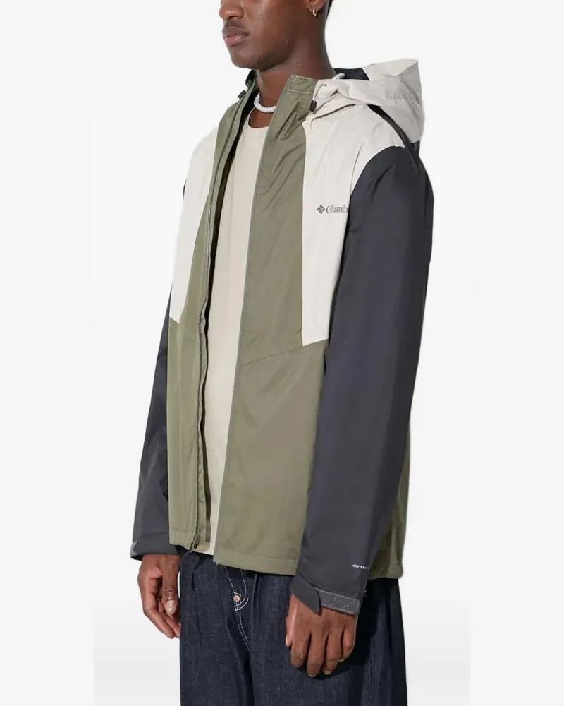 Columbia Sportswear Company Kapuzenjacke in Colour-Block-Optik - Grün Grün