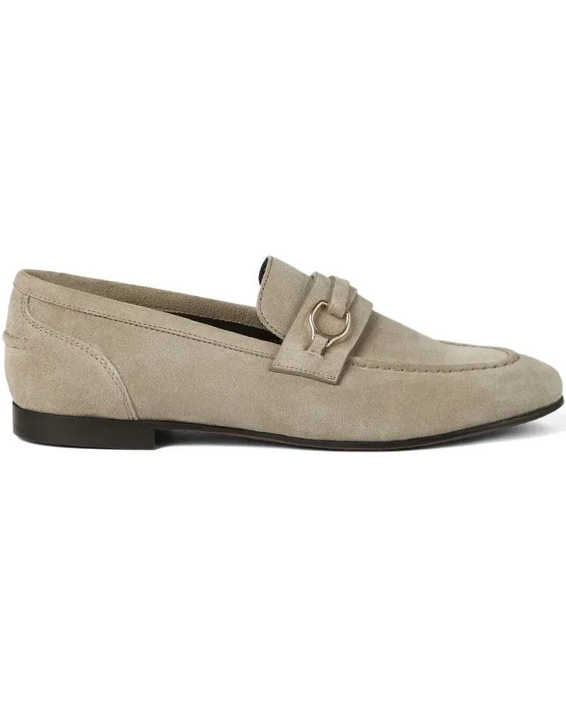 Brunello Cucinelli penny-strap loafers - Nude Nude