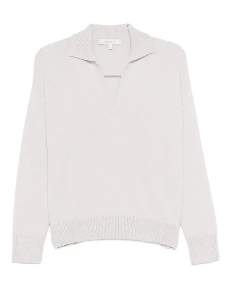 Antonelli Firenze Pullover mit Kragen - Grau Grau