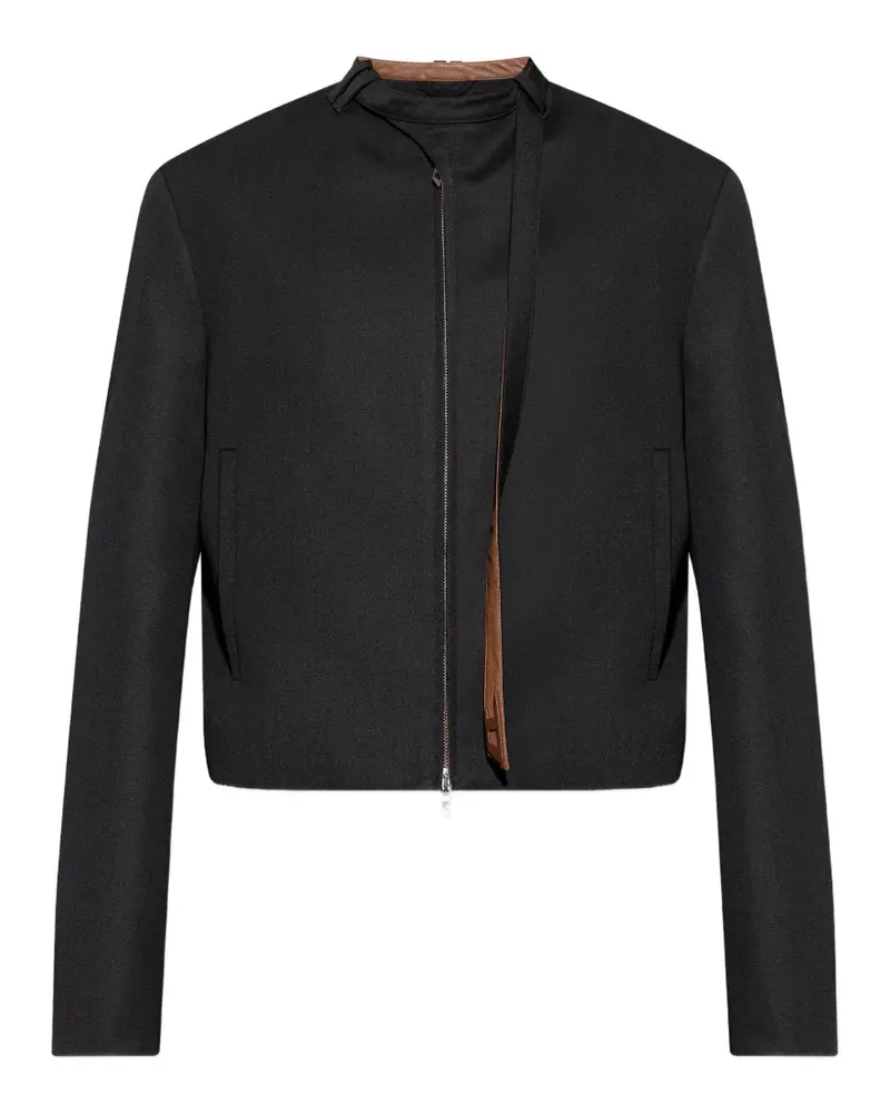 Diesel Jacke mit Reißverschluss - Schwarz Schwarz