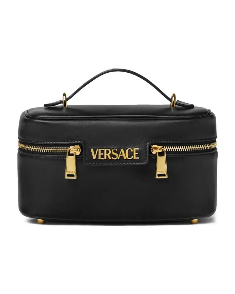 Versace Tag Kosmetiktasche - Schwarz Schwarz