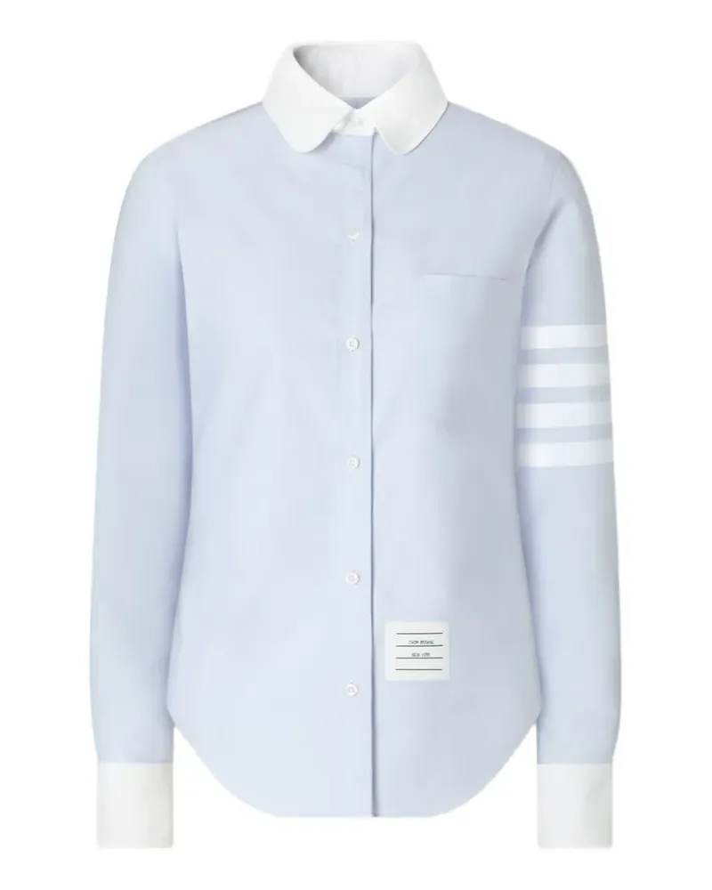 Thom Browne 4-Bar Oxford-Hemd - Blau Blau