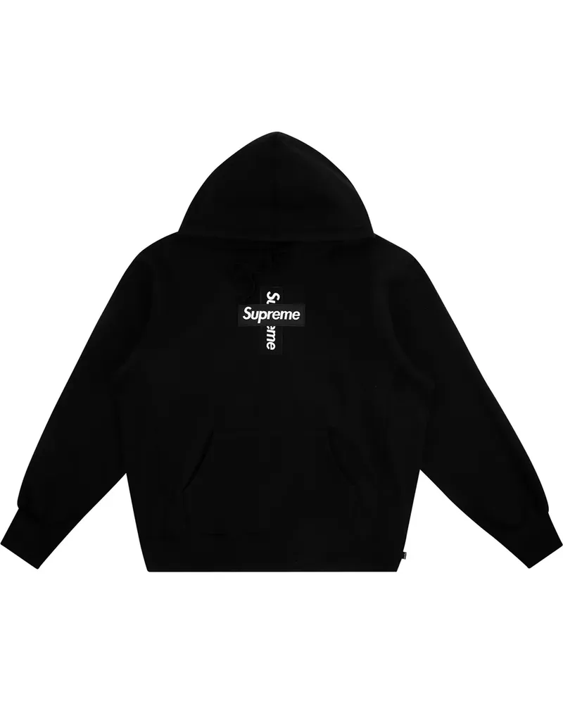 Supreme Being Hoodie mit Kreuz-Logo - Schwarz Schwarz