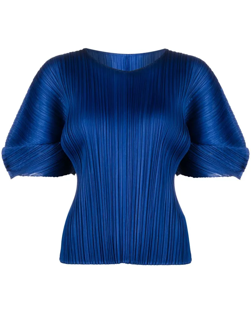 Issey Miyake Monthly Colors August Bluse - Blau Blau