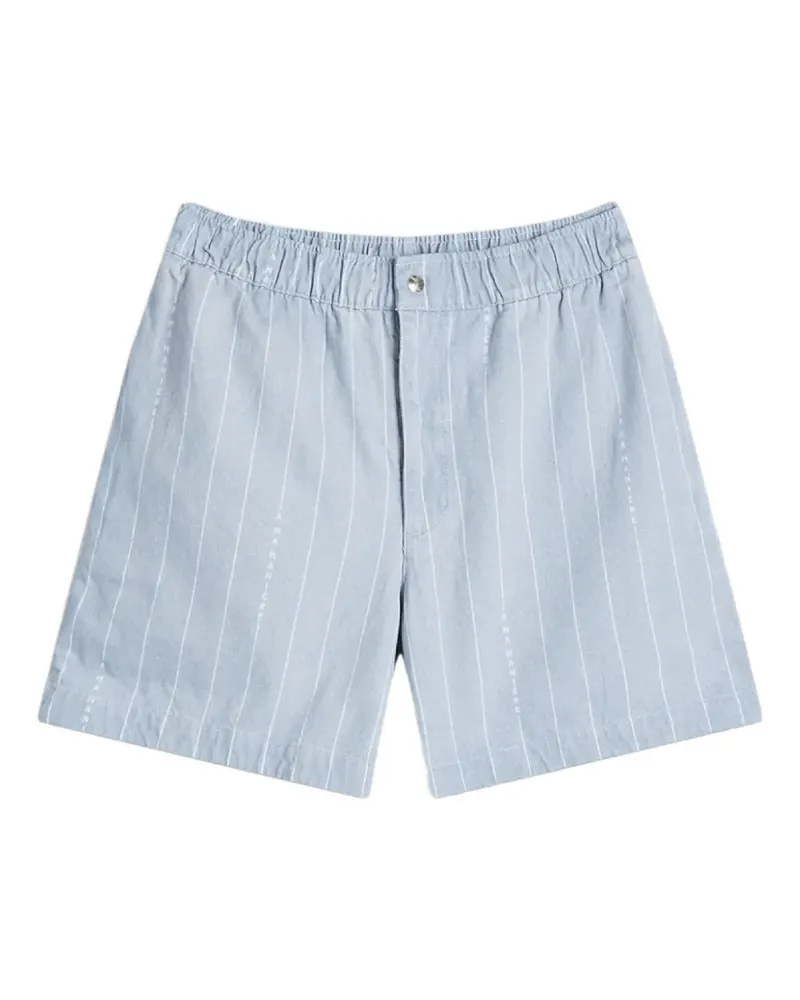 Jordan x A Ma Maniére Air  pintstriped shorts - Blau Blau