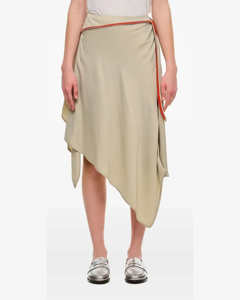 KIKO KOSTADINOV Asymmetrischer Midirock - Nude Nude
