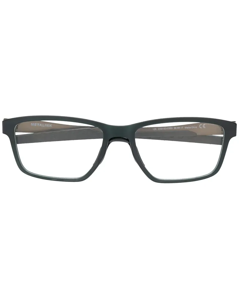 Oakley Brille mit eckigem Gestell - Grün Grün