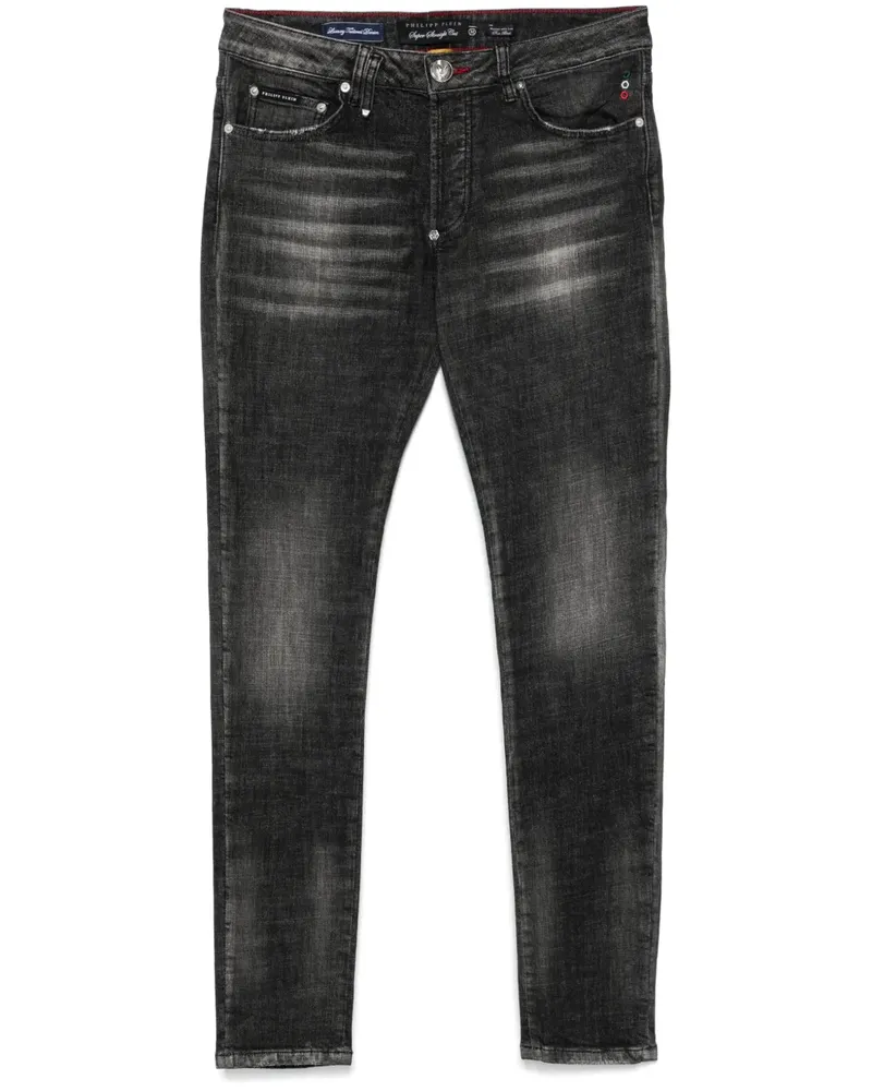 Philipp Plein Racing Club Jeans - Schwarz Schwarz