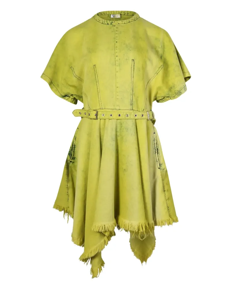 Marques ' Almeida belted asymmetric dress - Grün Grün
