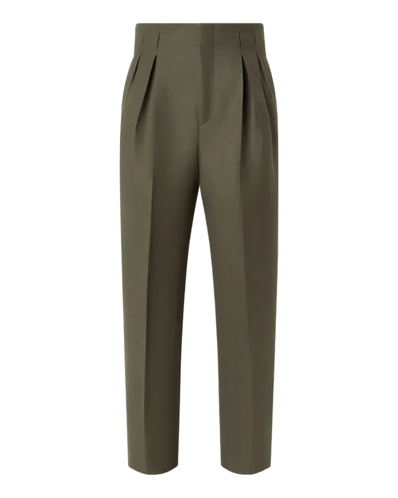 Ermenegildo Zegna Hose mit Bundfalten - Grün Grün