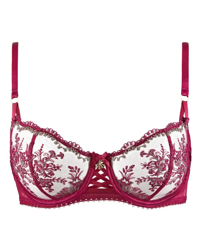 Aubade Trésor Infini Push-up-BH mit Stickerei - Violett Violett