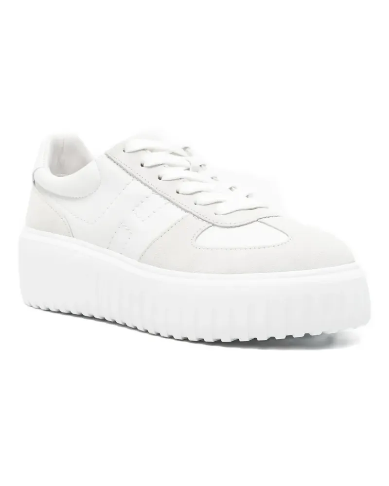 Hogan H-Stripes platform sneakers - Weiß Weiß