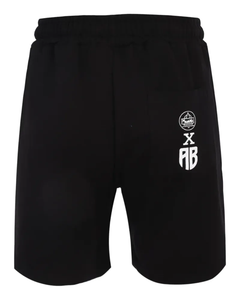 MAUNA KEA printed track shorts - Schwarz Schwarz