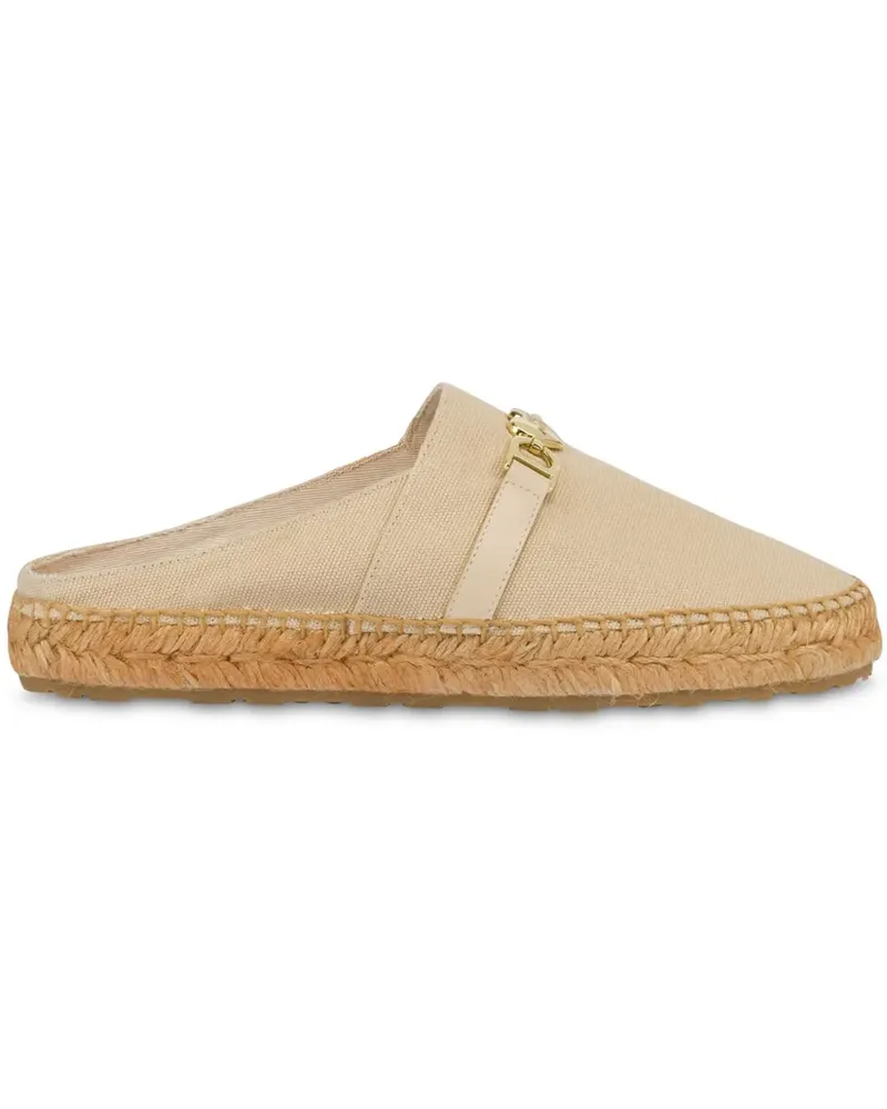 Moschino Espadrilles mit Herzmotiv - Nude Nude