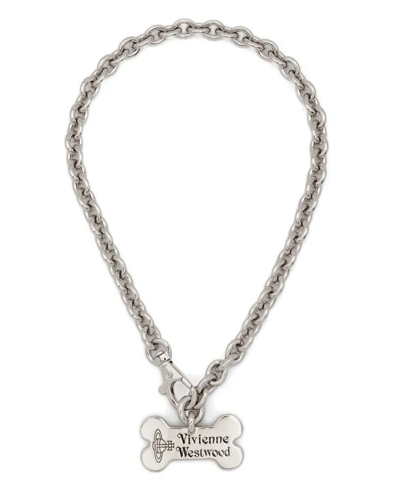 Vivienne Westwood Bone Halskette mit Anhänger - Silber Silber