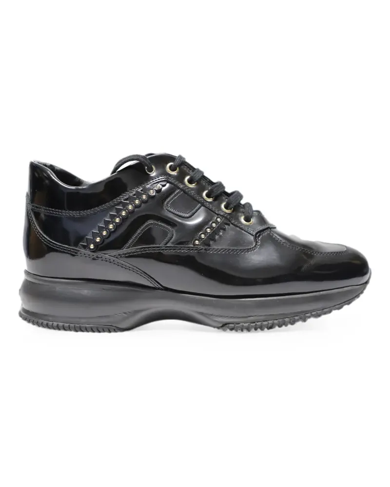 Hogan Interactive Sneakers mit Nieten - Schwarz Schwarz