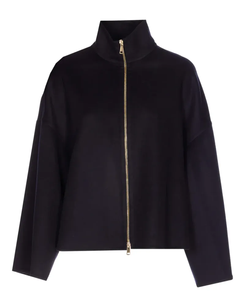 Fabiana Filippi zip-fastening high-neck jacket - Schwarz Schwarz