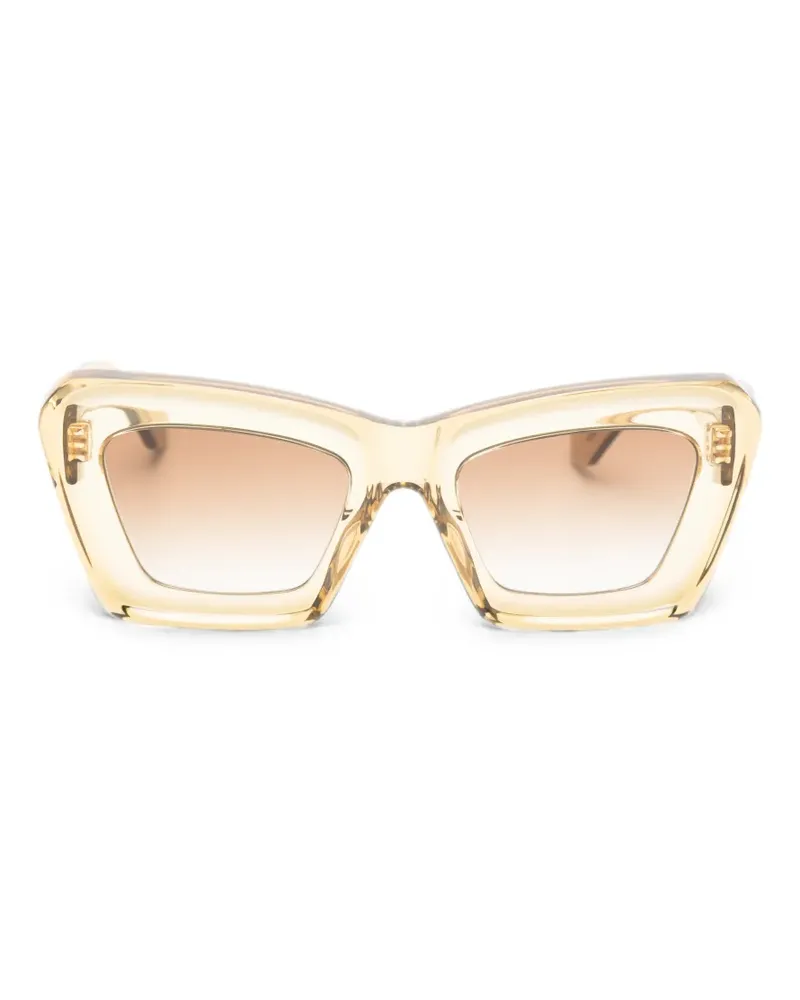 Loewe Sonnenbrille mit geometrischem Gestell - Grün Grün