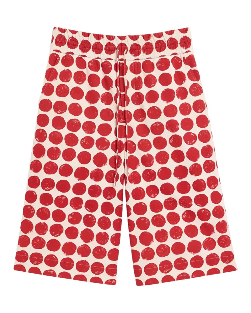 AMI Paris Große elastische Bermudas aus Baumwolle - Rot Rot