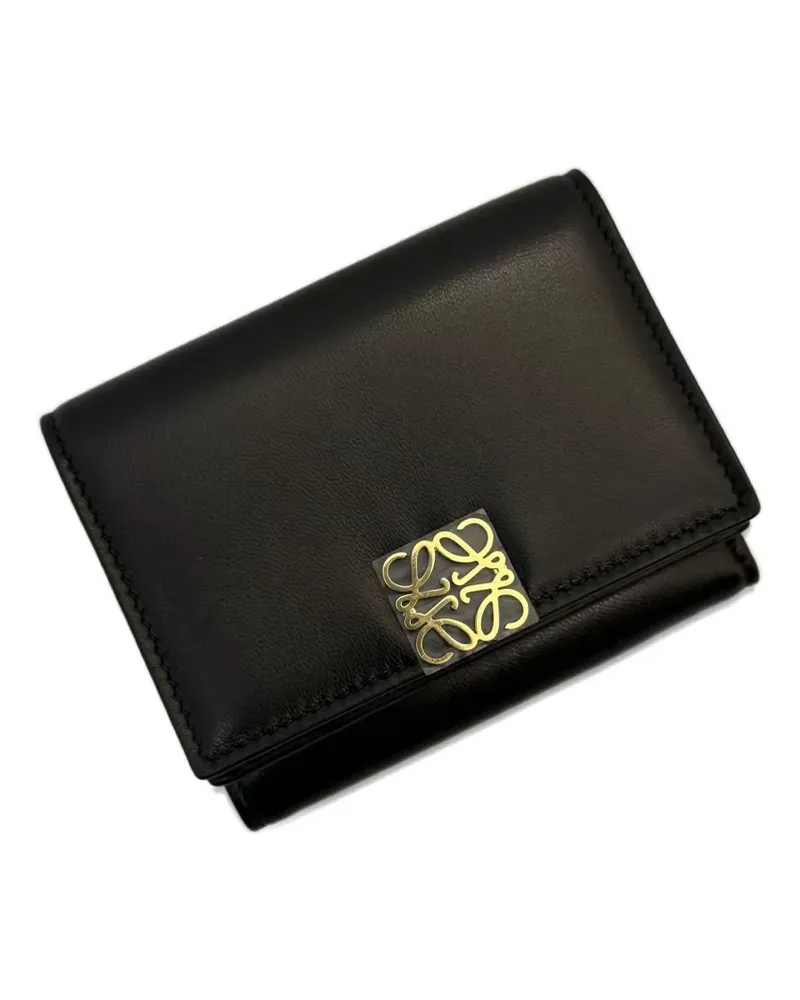 Loewe Anagram leather wallet - Schwarz Schwarz