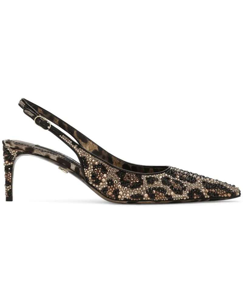 Dolce & Gabbana Slingback-Pumps 60mm - Braun Braun