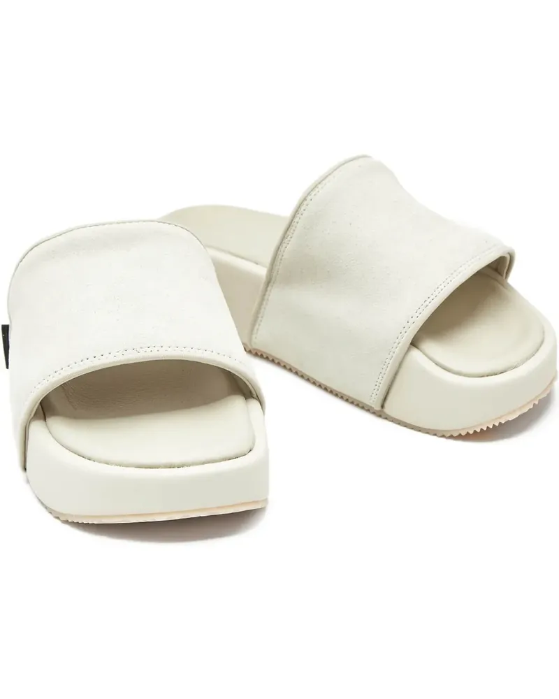 Y-3 Wildledersandalen mit Plateau - Grau Grau