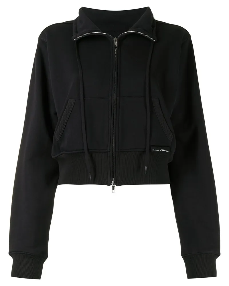 3.1 phillip lim Don't Sweat It Terry Jacke - Schwarz Schwarz