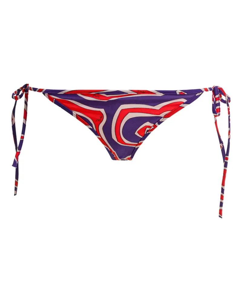 Emilio Pucci Bikinihöschen mit Print - Violett Violett