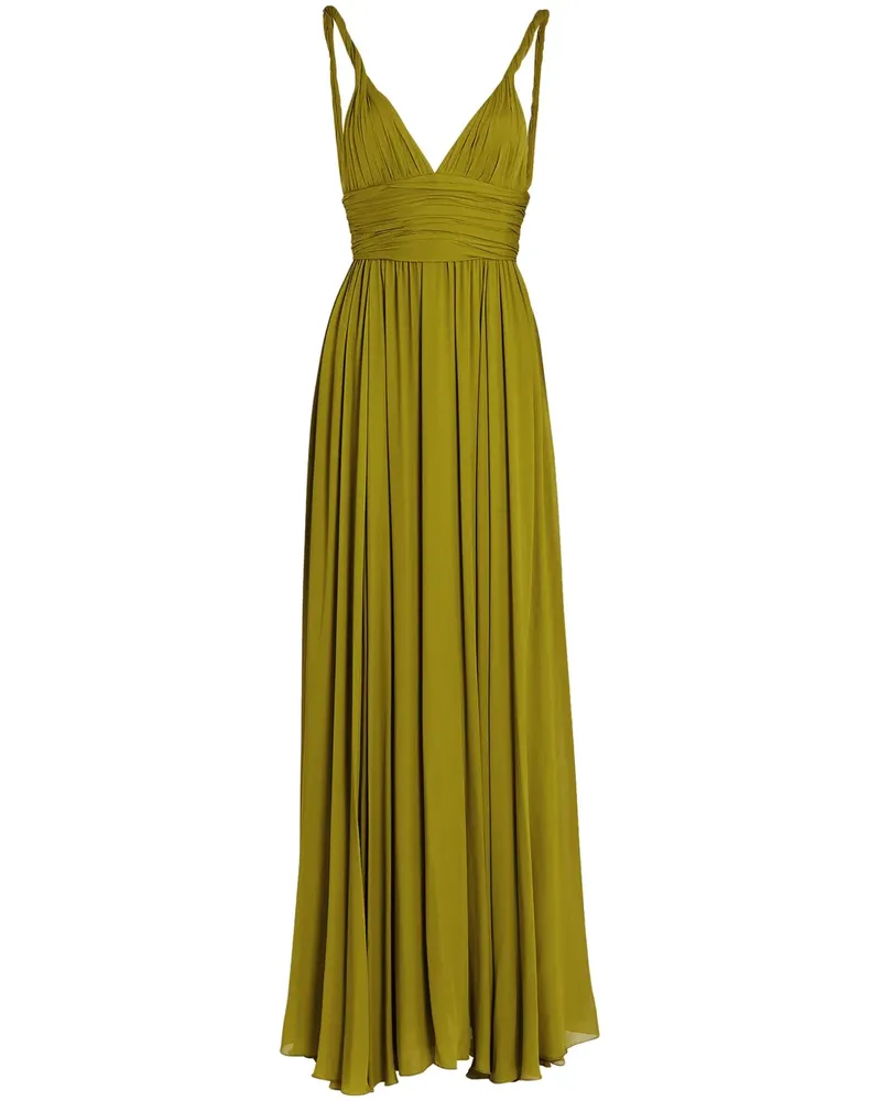 Giambattista Valli Drapiertes Maxikleid - Grün Grün