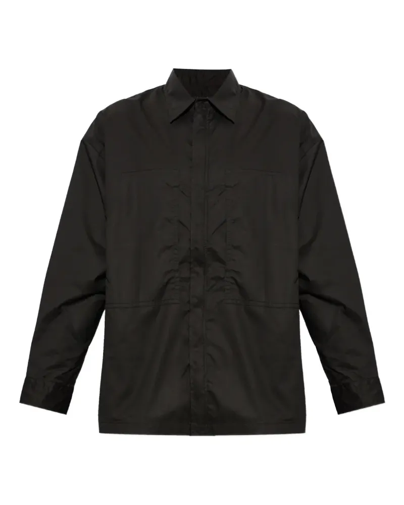 Comme des Garçons patch-pocket shirt - Schwarz Schwarz