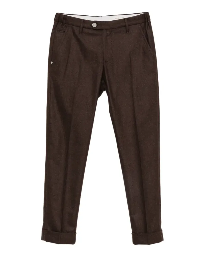 Jacob Cohën Hose mit Bügelfalten - Braun Braun