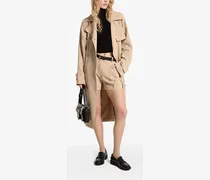 Trenchcoat mit Gürtel - Nude