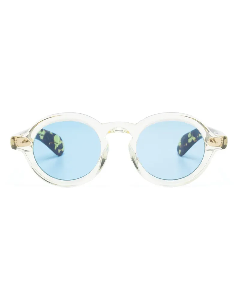 MOSCOT Foygel Sonnenbrille mit rundem Gestell - Gelb Gelb