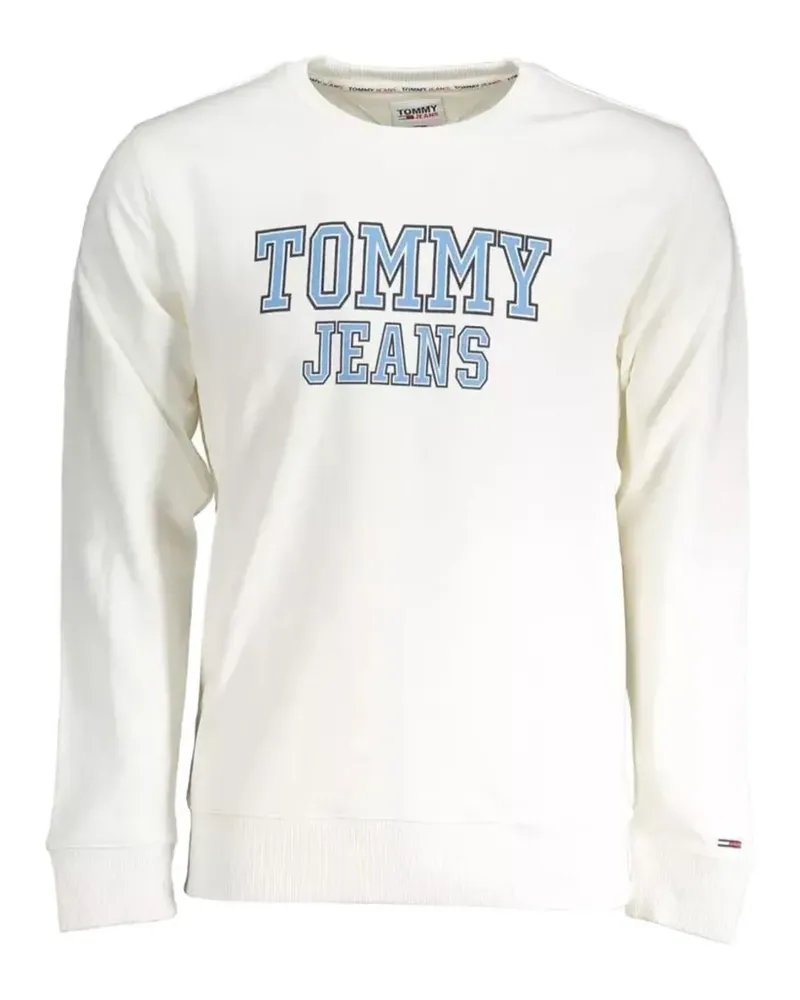 Tommy Hilfiger Sweatshirt mit Logo-Print - Weiß Weiß