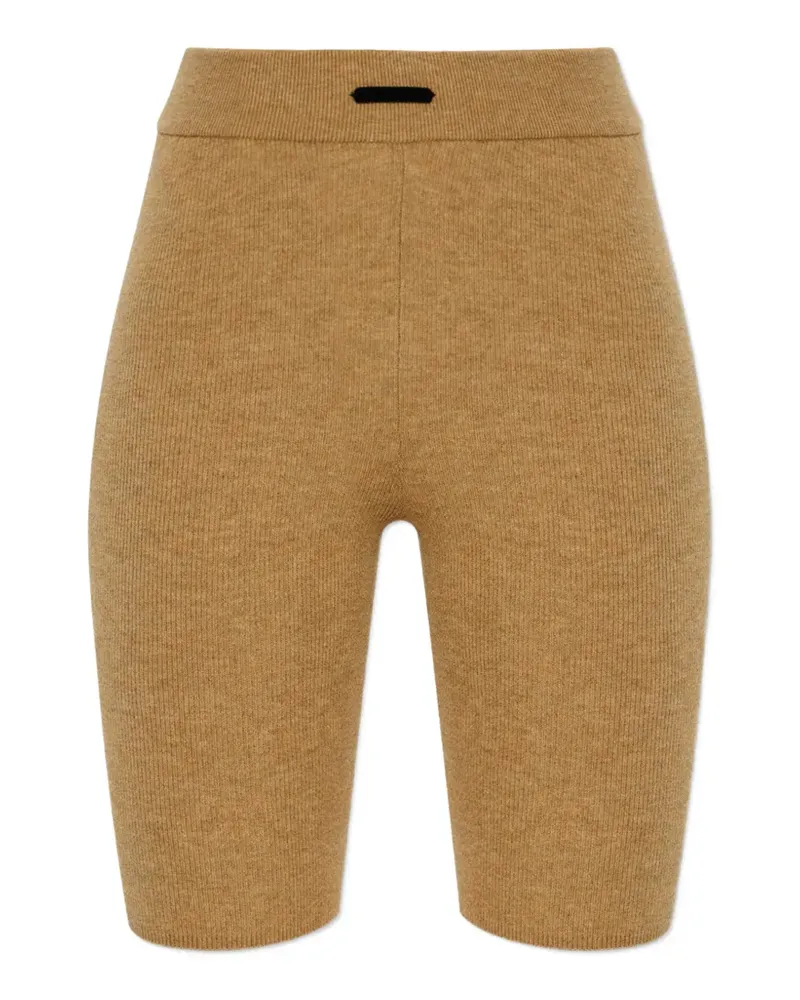 Fear of God Essentials ribbed shorts - Nude Nude