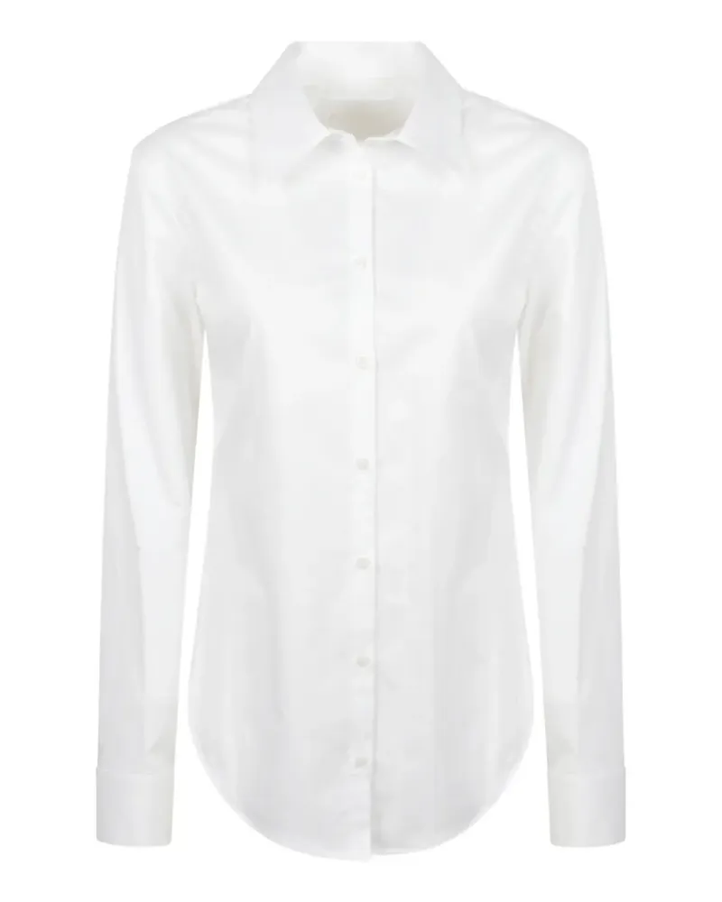 Dondup logo-plaque button-up shirt - Weiß Weiß