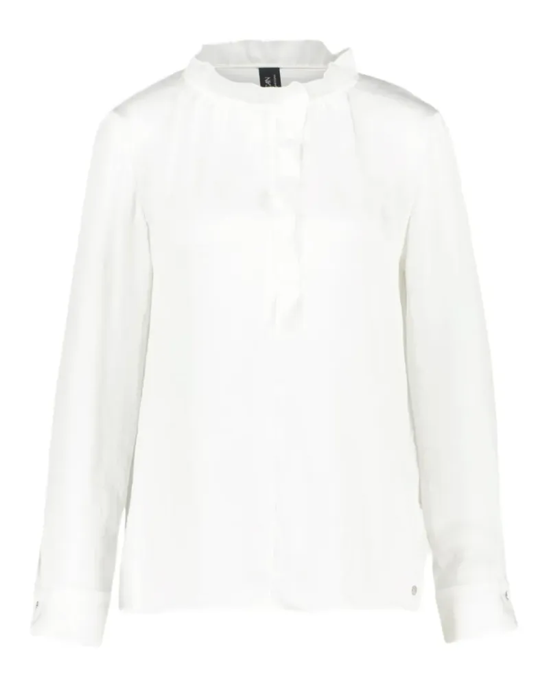 Marc Cain Bluse mit Rüschen - Weiß Weiß