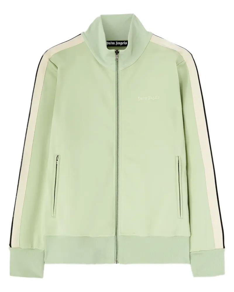 Palm Angels Sportjacke mit Logo-Stickerei - Grün Grün