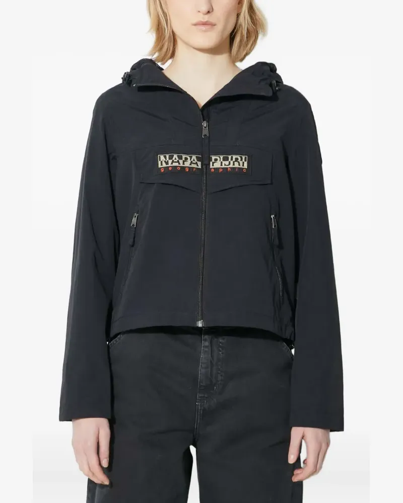 Napapijri Rainforest Kapuzenjacke - Schwarz Schwarz
