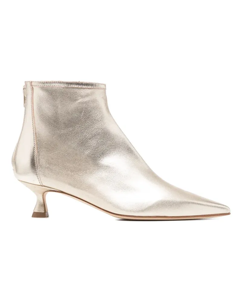 Anna F. pointed-toe boots - Gold Gold