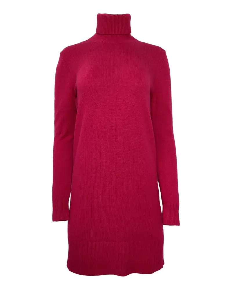 Michael Kors turtleneck sweater midi dress - Rot Rot
