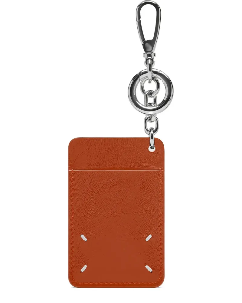 Maison Margiela Schlüsselanhänger mit Ziernaht - Orange Orange
