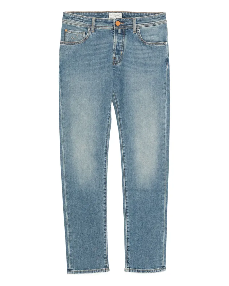 Jacob Cohën button-fastening jeans - Blau Blau