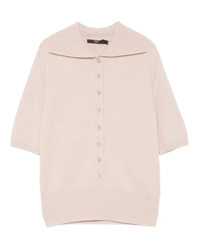 Seventy Kurzärmeliger Pullover - Rosa Rosa