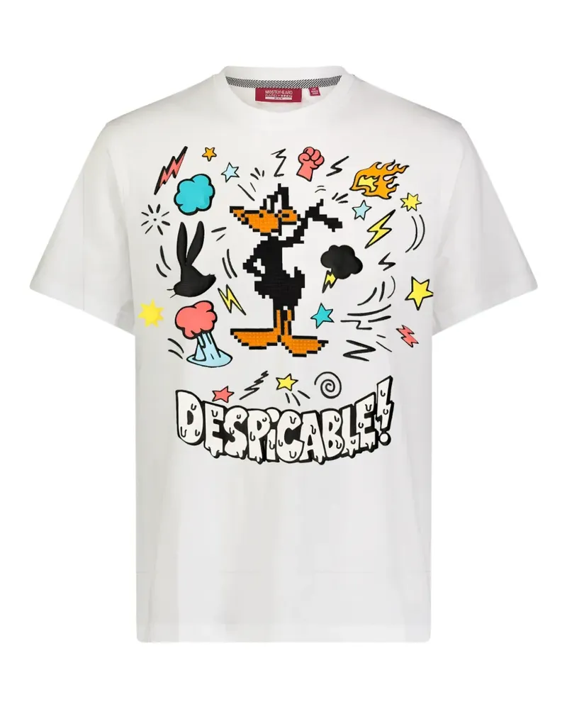 Mostly Heard Rarely Seen T-Shirt mit grafischem Print - Weiß Weiß