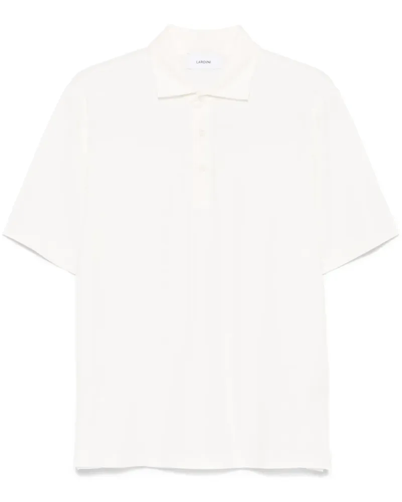 LARDINI Kurzärmeliges Poloshirt Weiß